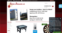 Desktop Screenshot of billard.dk