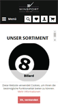 Mobile Screenshot of billard.de