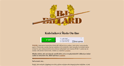 Desktop Screenshot of billard.cz