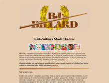 Tablet Screenshot of billard.cz